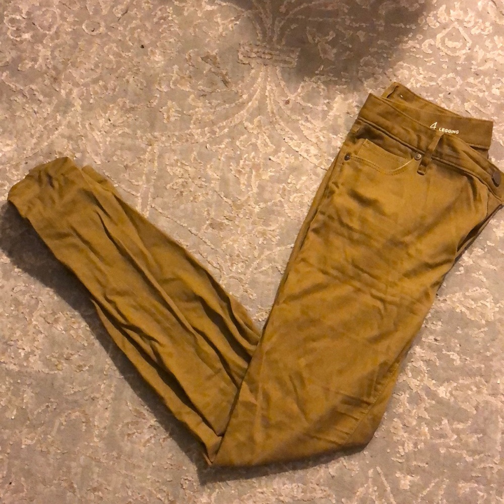 Loft Mustard Jeggings